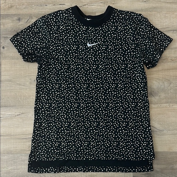 Nike Other - Kids XL Nike Black T-Shirt with White stars W/ Embroidered swoosh